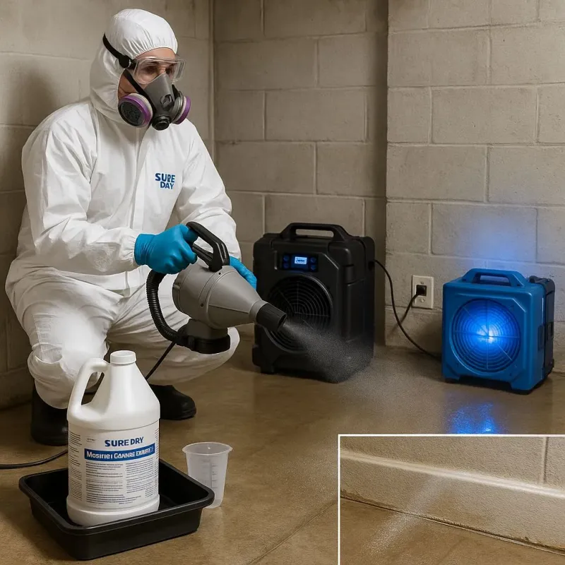 Sanitization and Odor Removal process in Wellesley, MA